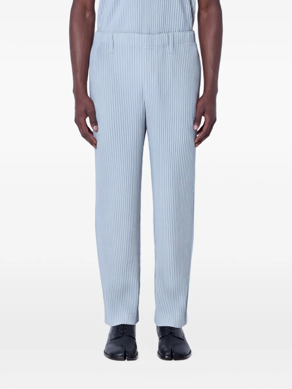 Homme Plissé Issey Miyake pleated tailored trousers Grijs