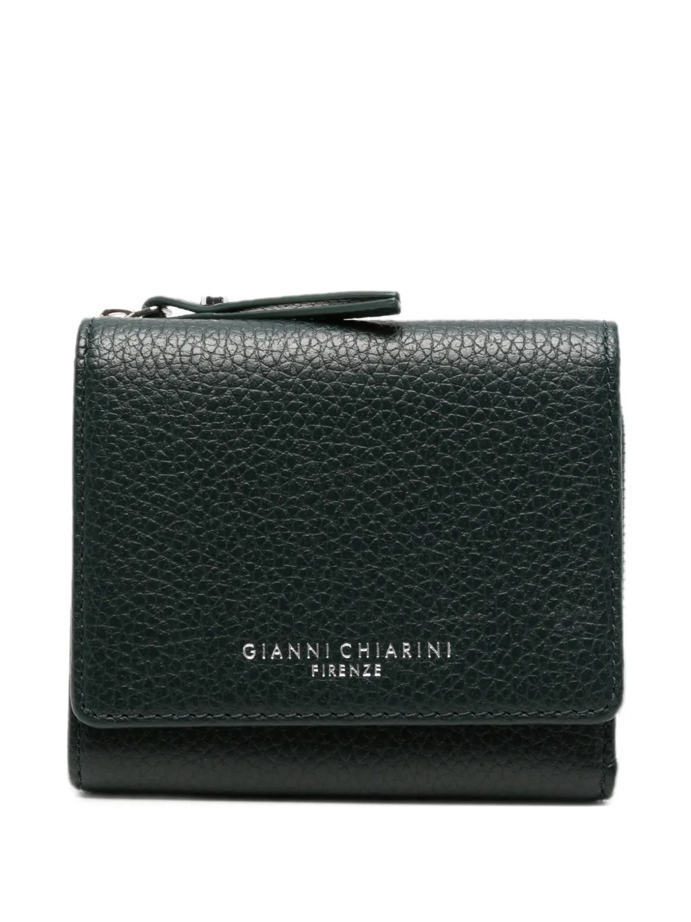 GIANNI CHIARINI Portafoglio in pelle martellata - Verde