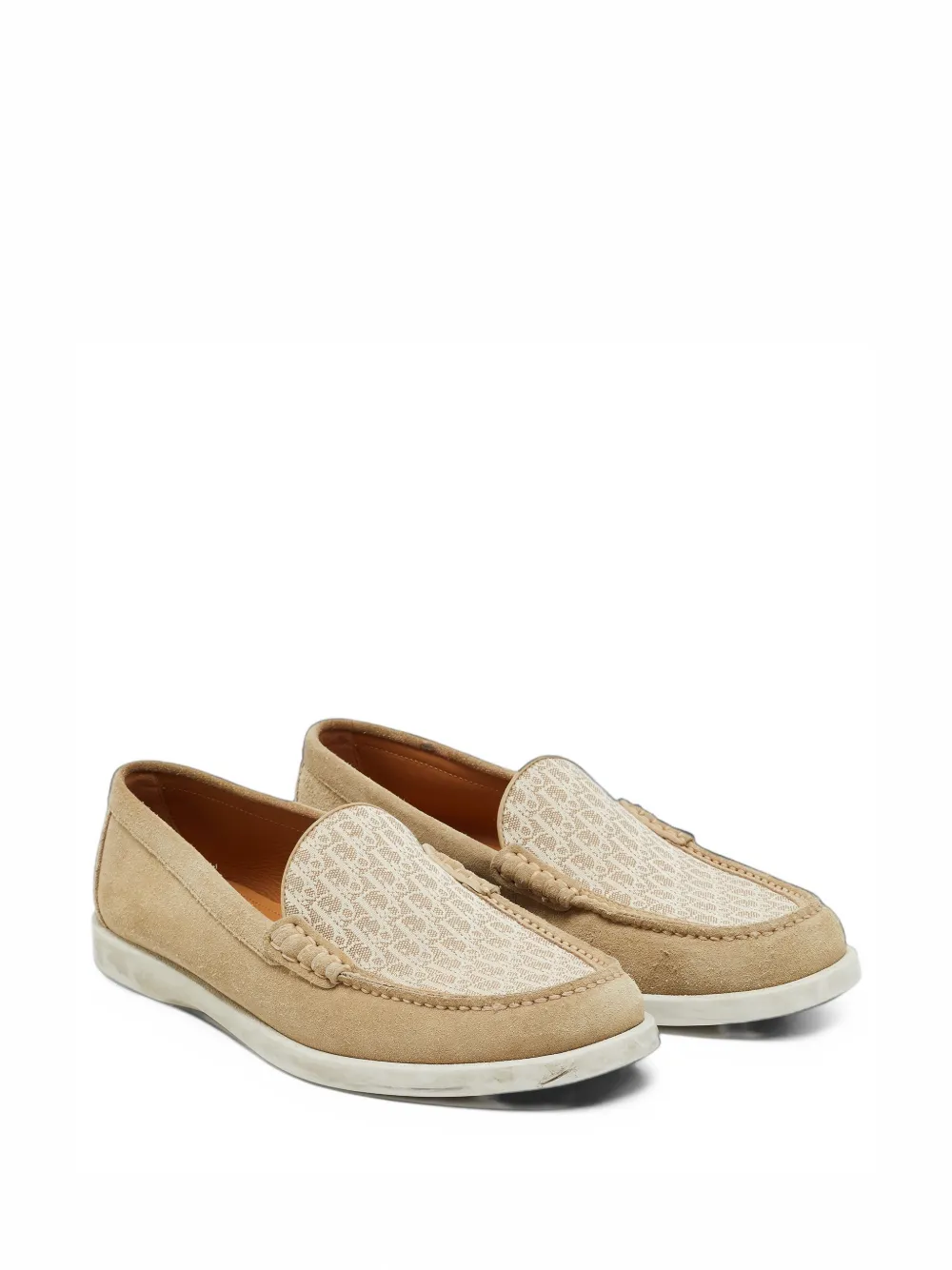 Christian Dior Pre-Owned mocassins Granville à empiècements - Tons neutres