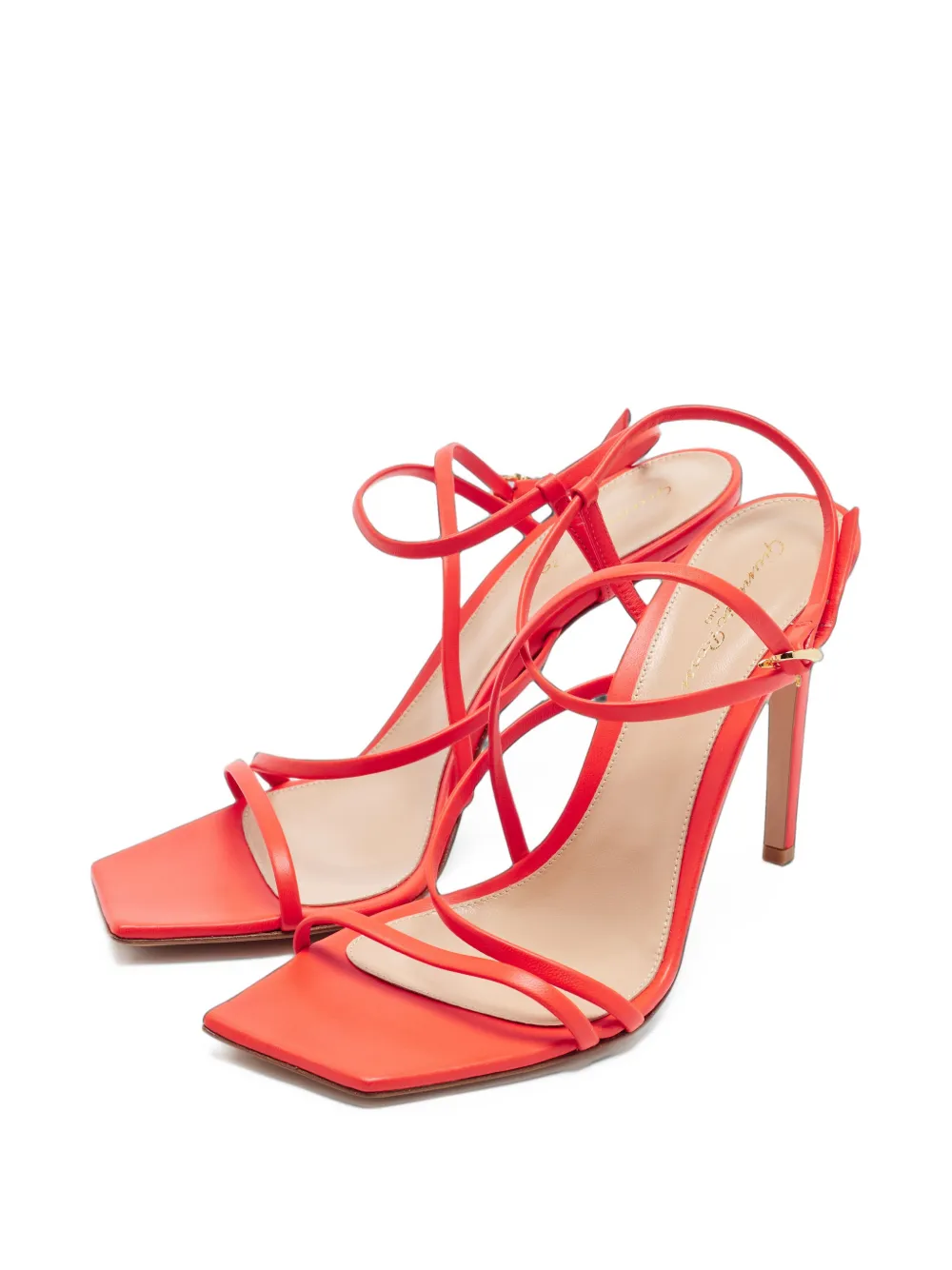 Gianvito Rossi Manilla square-toe sandals - Rot