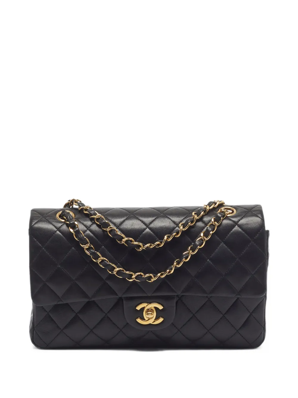 CHANEL Pre-Owned 2019-2020 medium Classic Double Flap shoulder bag - Black