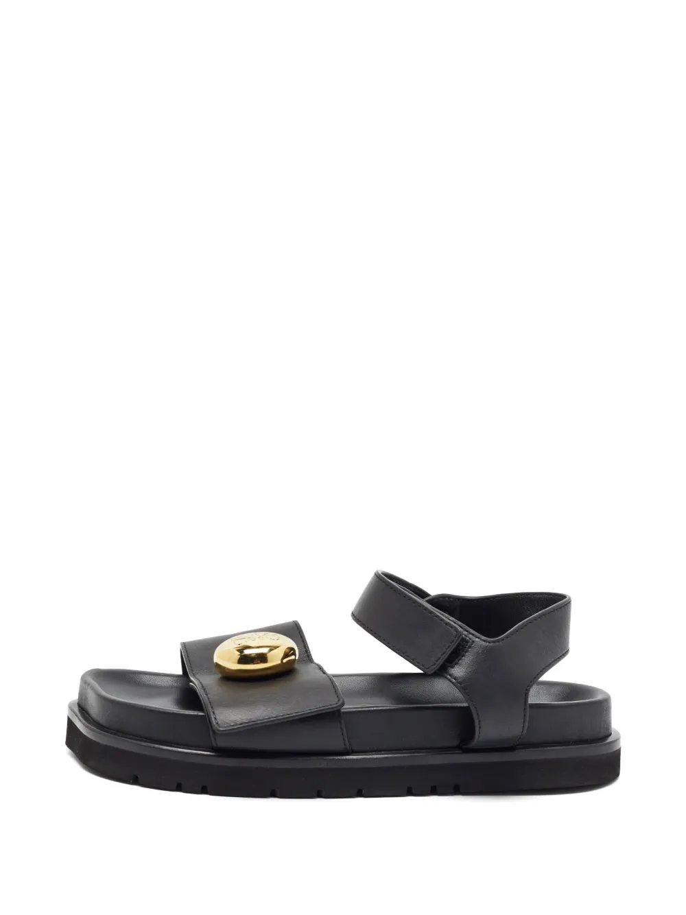 Loewe Pre-Owned Pebble Sandalen mit Knöchelriemen - Schwarz