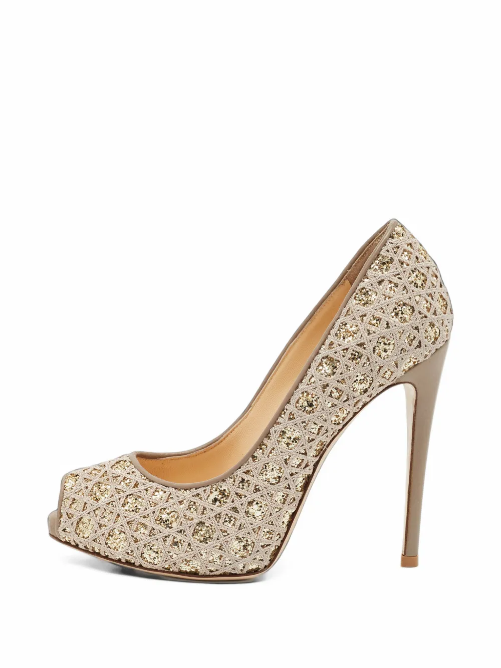 Giuseppe Zanotti Vintage Sharon peep-toe platform sandals - Gold