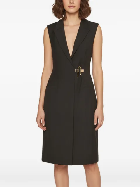 Givenchy Pre-Owned buckle-fastening wrap mini dress