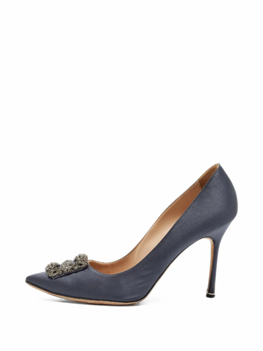Manolo Blahnik Hangisi buckle pumps - Grau