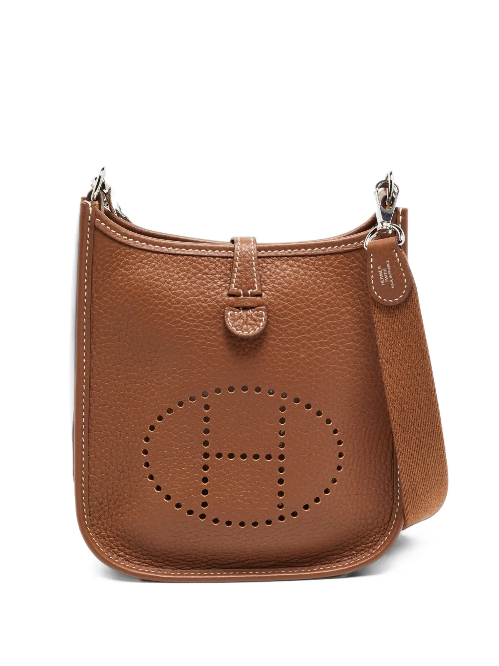 Hermès Pre-Owned 2023 TPM Evelyne cross body bag - Braun