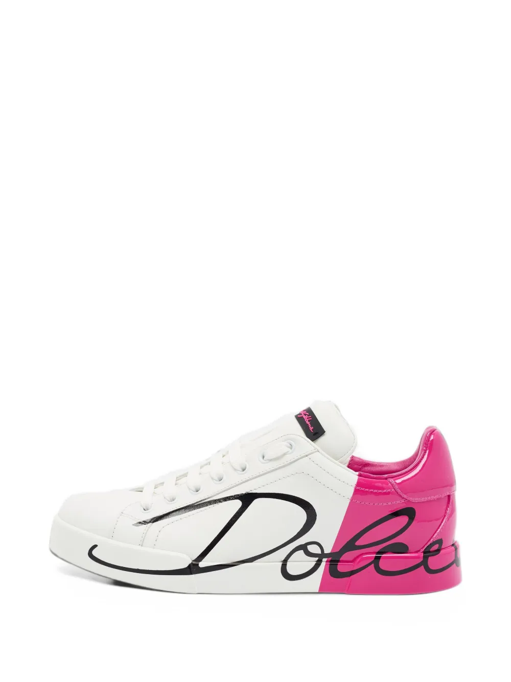 Dolce & Gabbana Pre-Owned Portofino script sneakers - Weiß