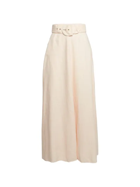 ZIMMERMANN belted A-line maxi skirt