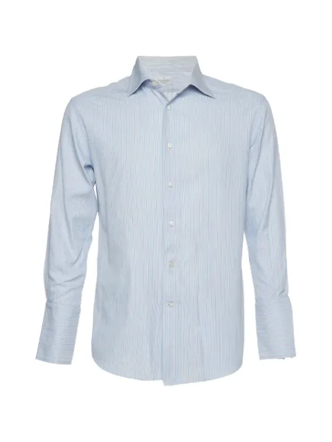 Ermenegildo Zegna Vintage Napoli Couture stripe-pattern shirt