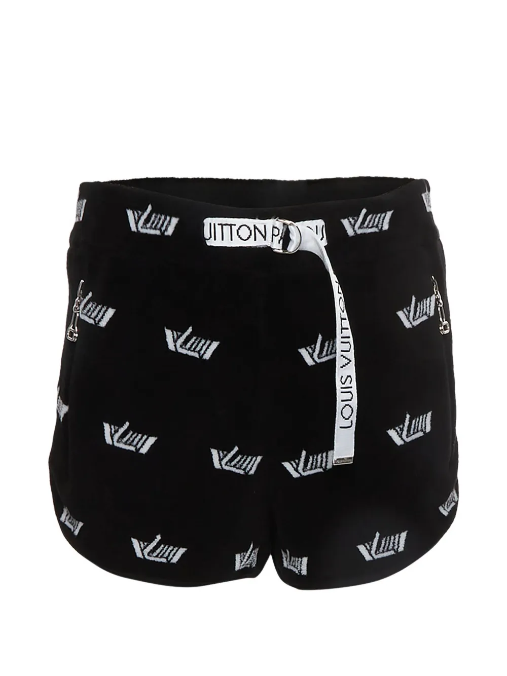 Louis Vuitton Pre-Owned Monogram patterned shorts - Nero