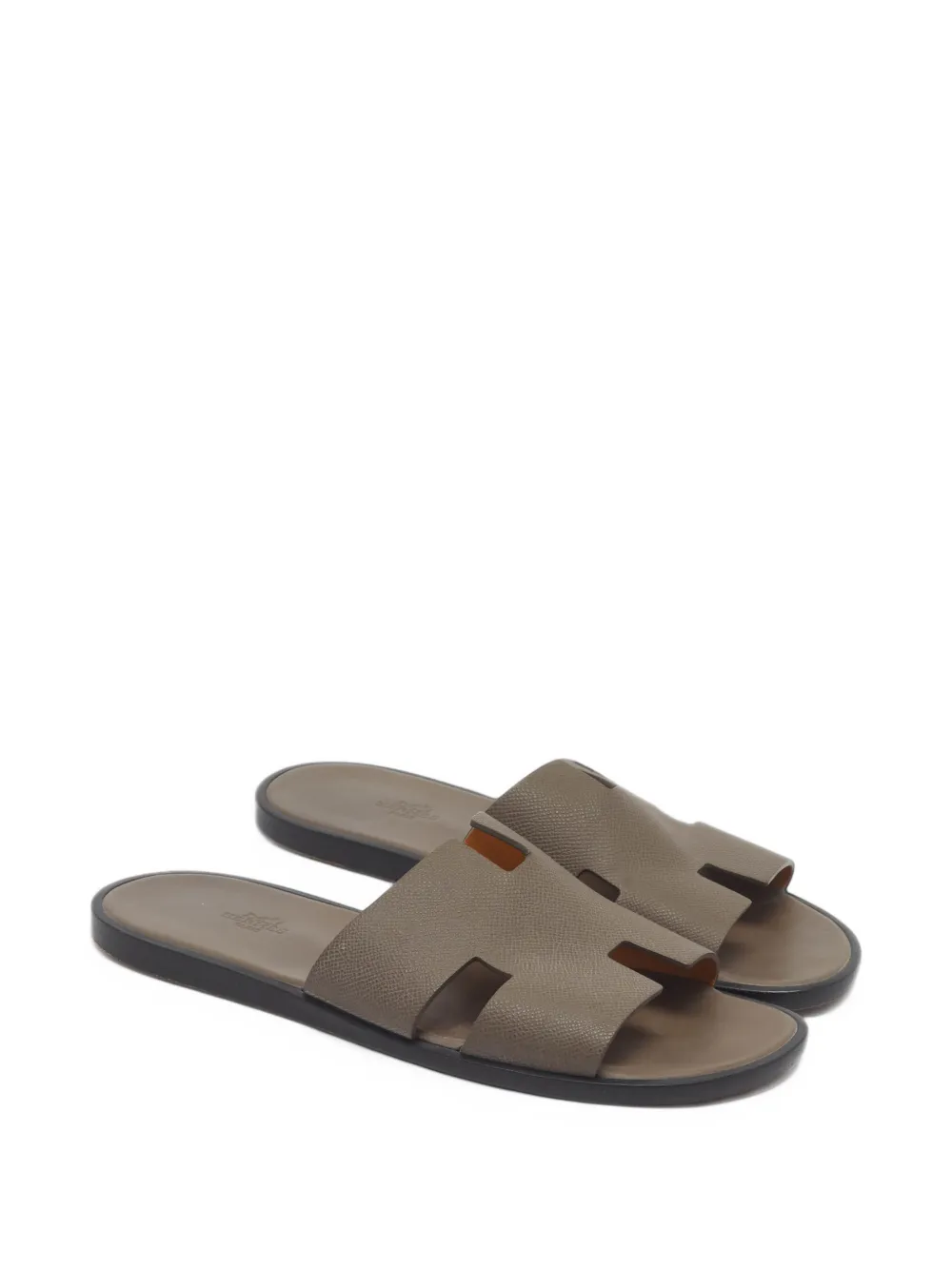 Hermès Pre-Owned Izmir cut-out sandals - Gris Hermès Pre-Owned Izmir cut-out sandals - Gris