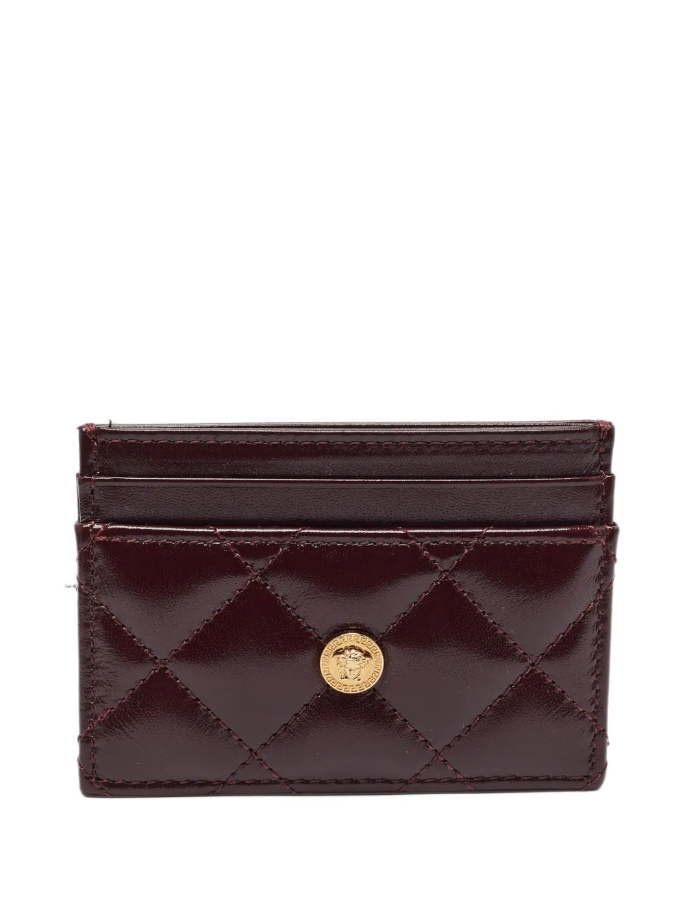 Versace Pre-Owned La Medusa quilted card holder - Rot