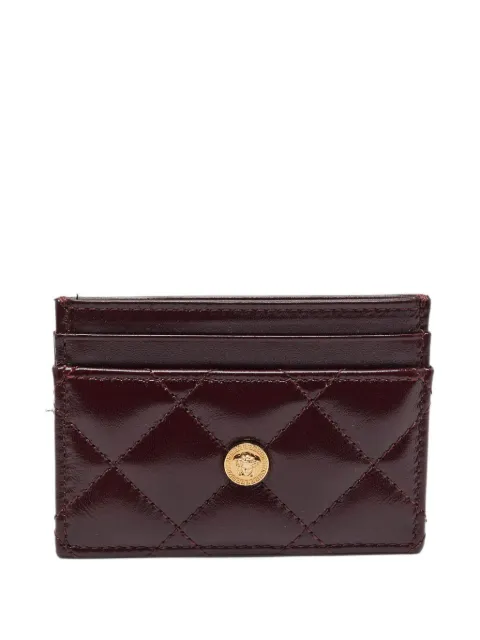 Versace Pre-Owned La Medusa quilted card holder