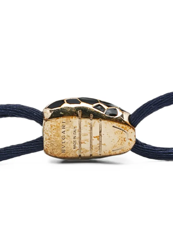 Bvlgari Pre-Owned Serpenti Forever Cord Bracelet | Gold | FARFETCH