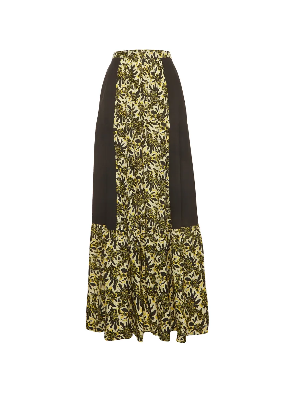 Etro Pre-Owned A-Linien-Midikleid mit Blumenprint - Schwarz