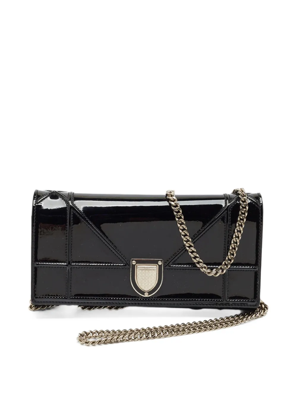 Christian Dior Pre-Owned 2016 Diorama Cannage clutch bag - Black