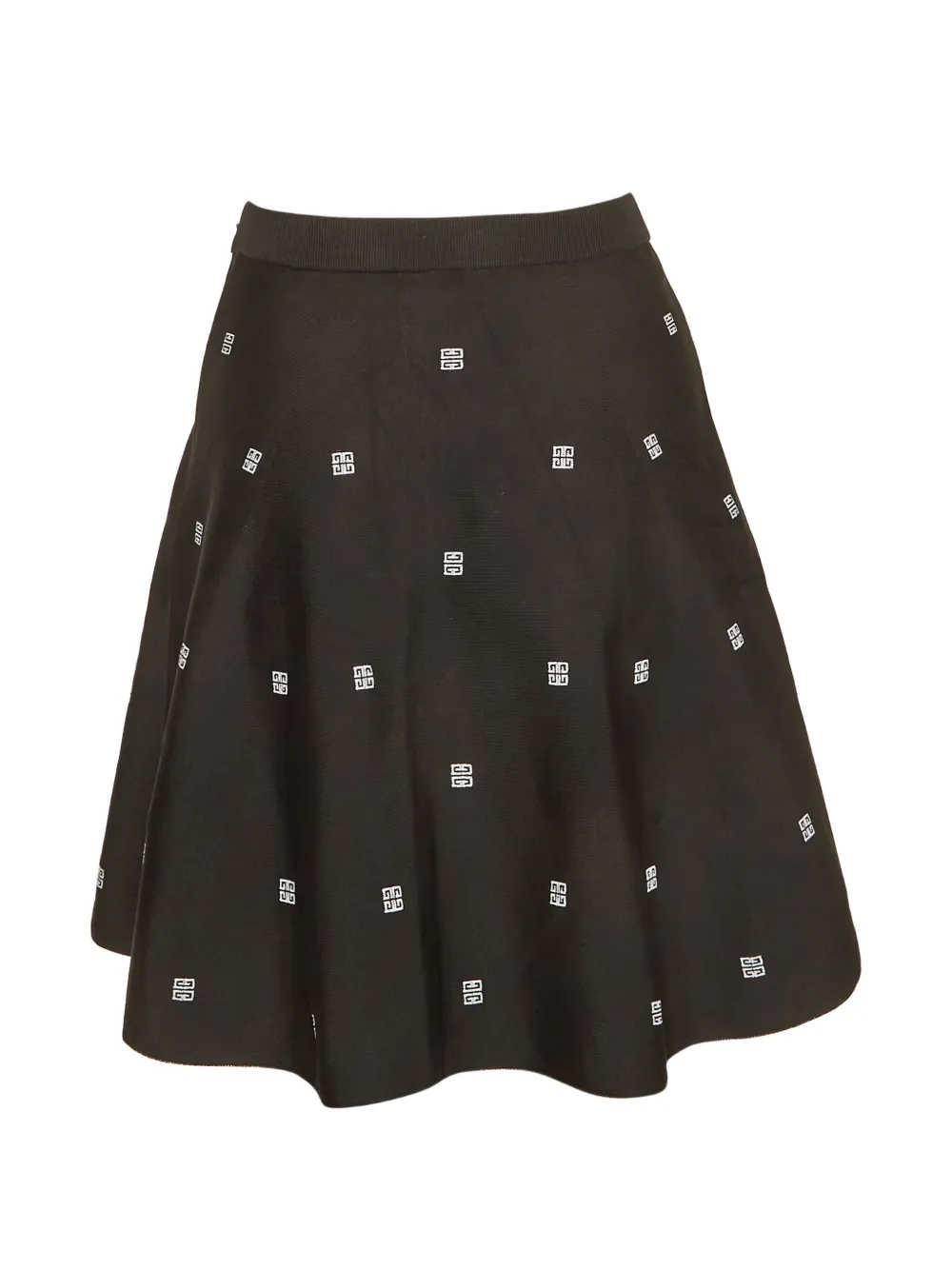 Givenchy Pre-Owned 4G motif high-waisted mini skirt - Schwarz