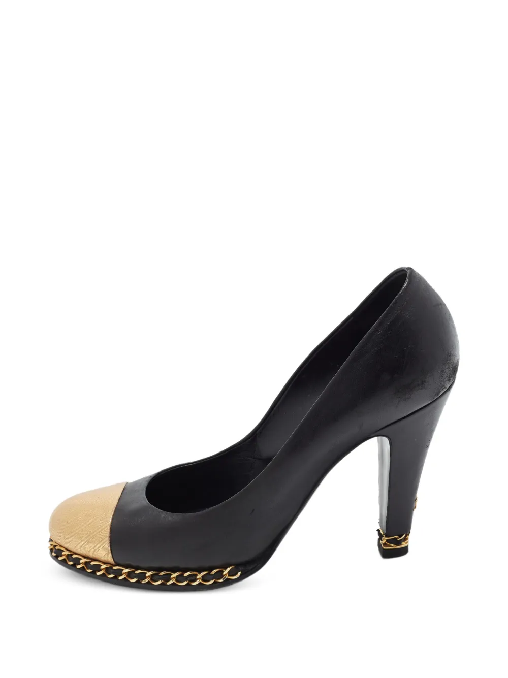 CHANEL Pre-Owned CC cap-toe pumps - Schwarz
