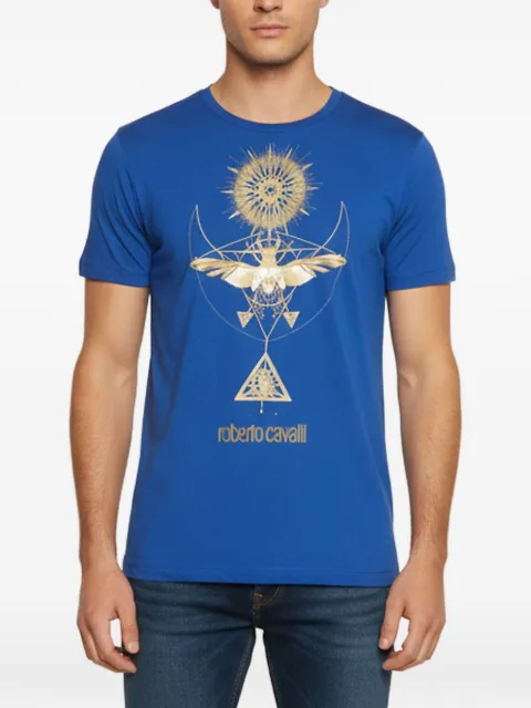 Roberto Cavalli Vintage beetle logo-print T-shirt