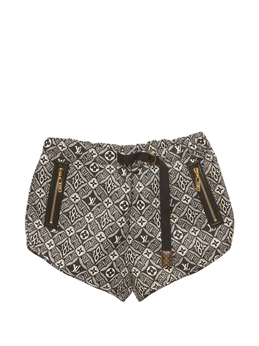 Louis Vuitton Pre-Owned 2021 Monochrome mini shorts - Nero