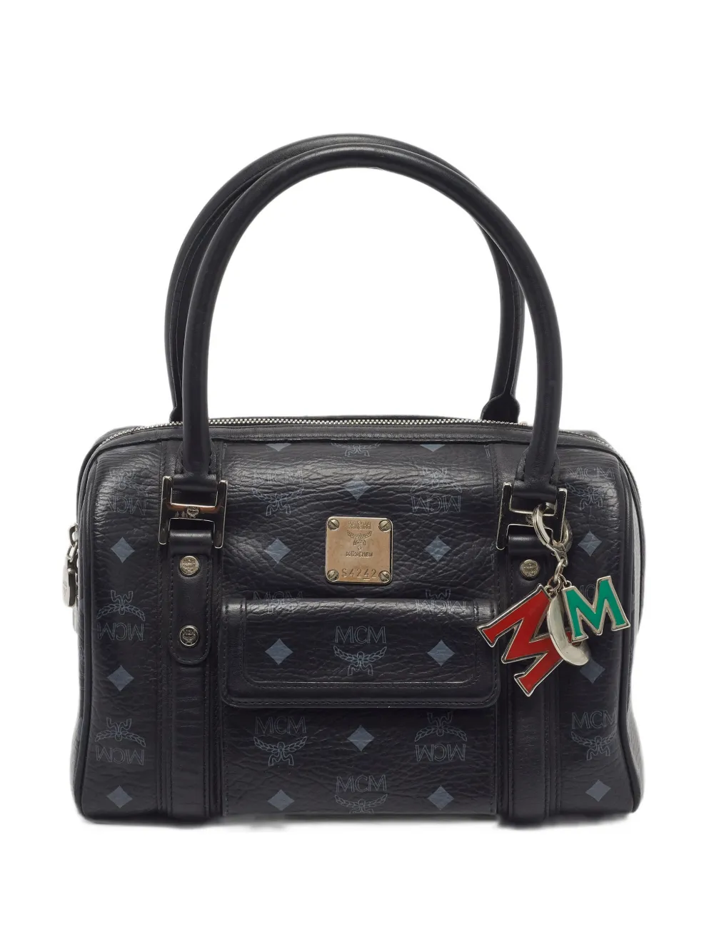 MCM Pre-Owned Boston zip-fastening tote bag - Schwarz