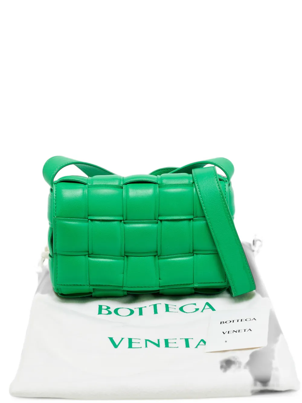 Bottega Veneta Pre-Owned small Cassette padded cross body bag - Green