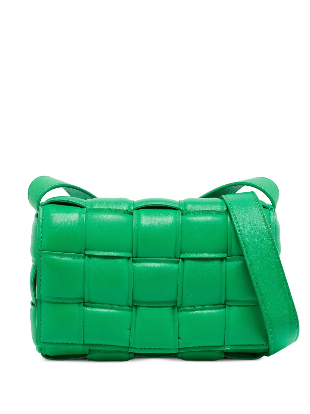 Bottega Veneta Pre-Owned small Cassette padded cross body bag - Grün