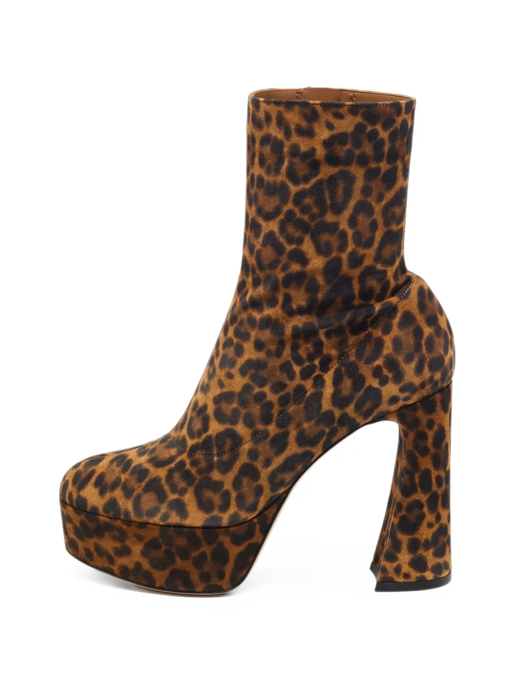 Gianvito Rossi Holly leopard-print ankle boots - Brown