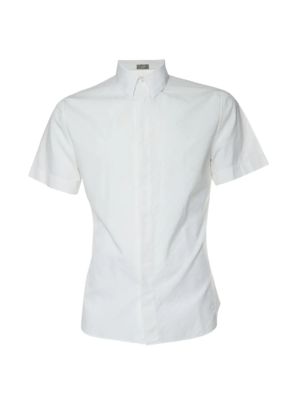 Christian Dior Pre-Owned Camicia Oblique a maniche corte - Bianco