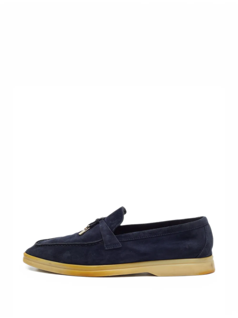 Loro Piana Pre-Owned Summer Walk charm-detail loafers - Blau