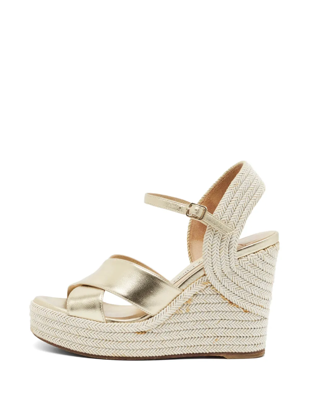 Jimmy Choo Pre-Owned Dellena wedge sandals - Gold