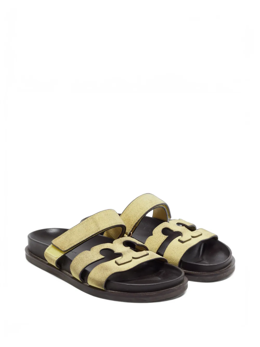Tory Burch Ines cutout slide sandals - Gelb