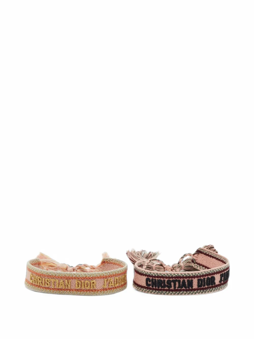 Christian Dior Pre-Owned J'Adior woven bracelets - Rosa