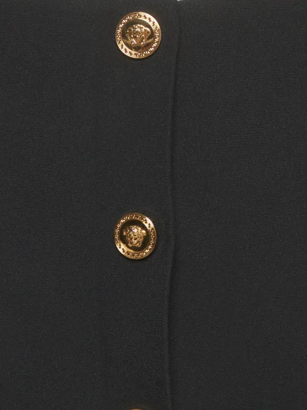 Versace Pre-Owned メドゥーサ Aラインミニスカート | ブラック