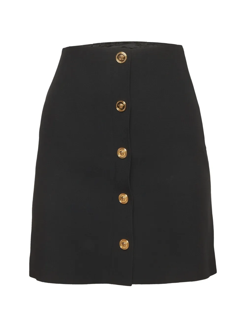 Versace Pre-Owned Medusa buttoned A-line mini skirt - Schwarz