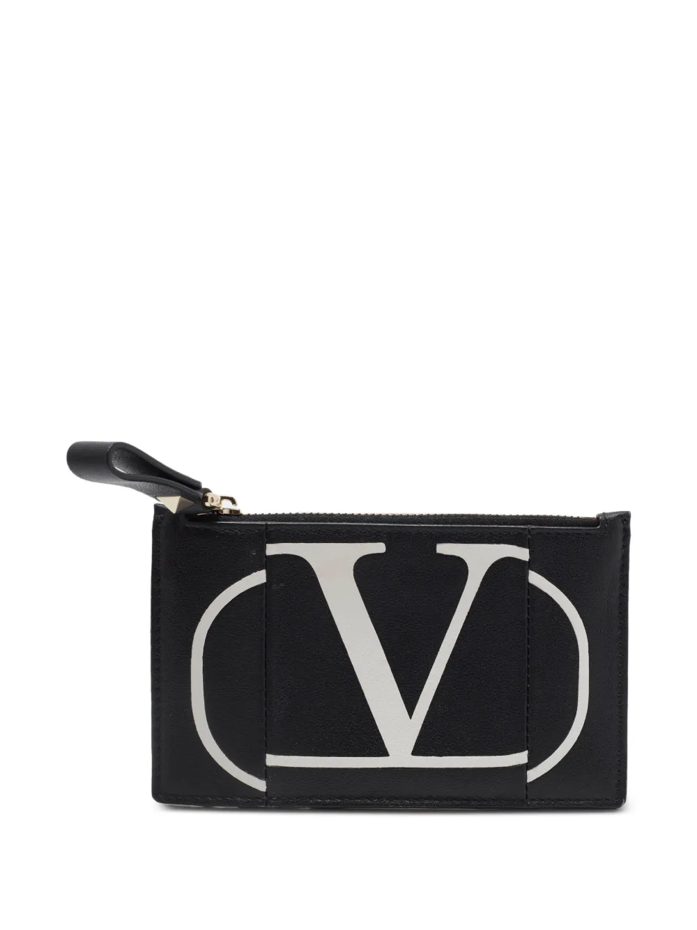Valentino Garavani Pre-Owned Escape VLogo zip card holder - Nero