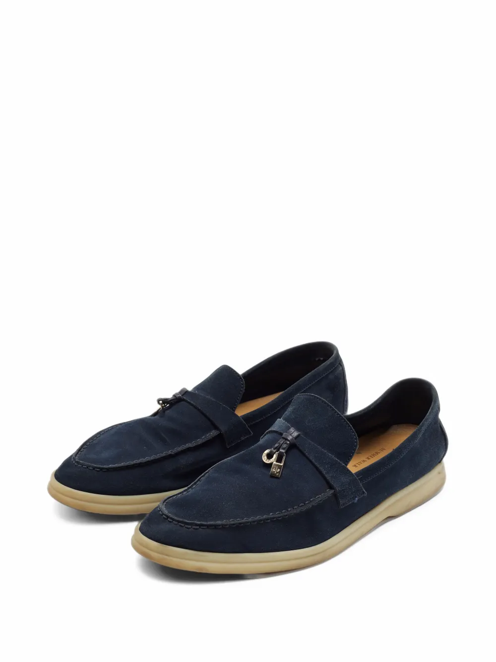 Loro Piana Pre-Owned Summer Walk suede loafers - Blau