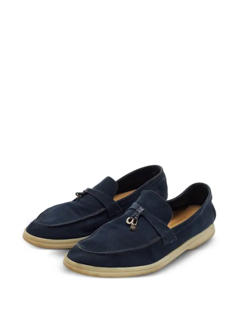 Loro Piana Pre-Owned Summer Walk Loafer aus Wildleder