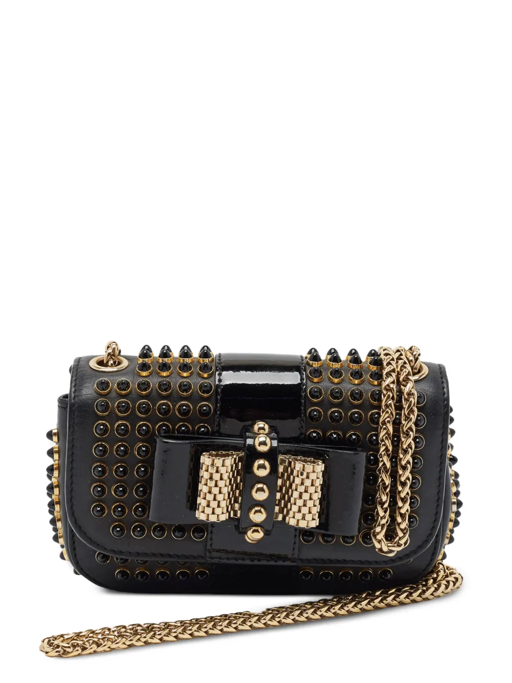 Christian Louboutin Pre-Owned Spiked Sweet Charity cross body bag - Schwarz