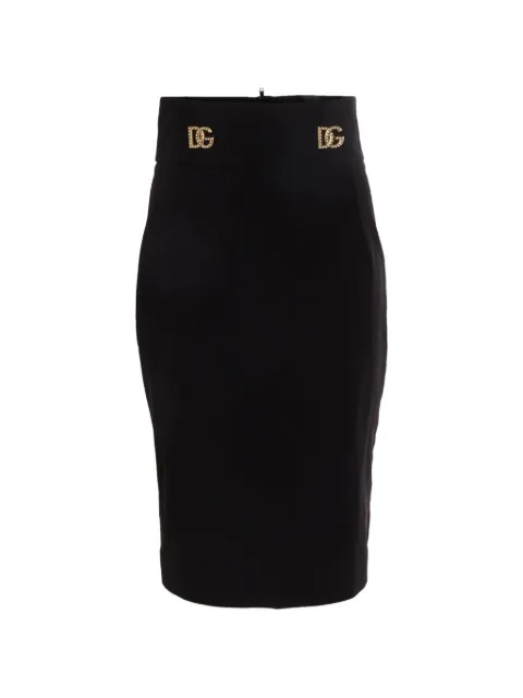Dolce & Gabbana Pre-Owned DG logo pencil mini skirt