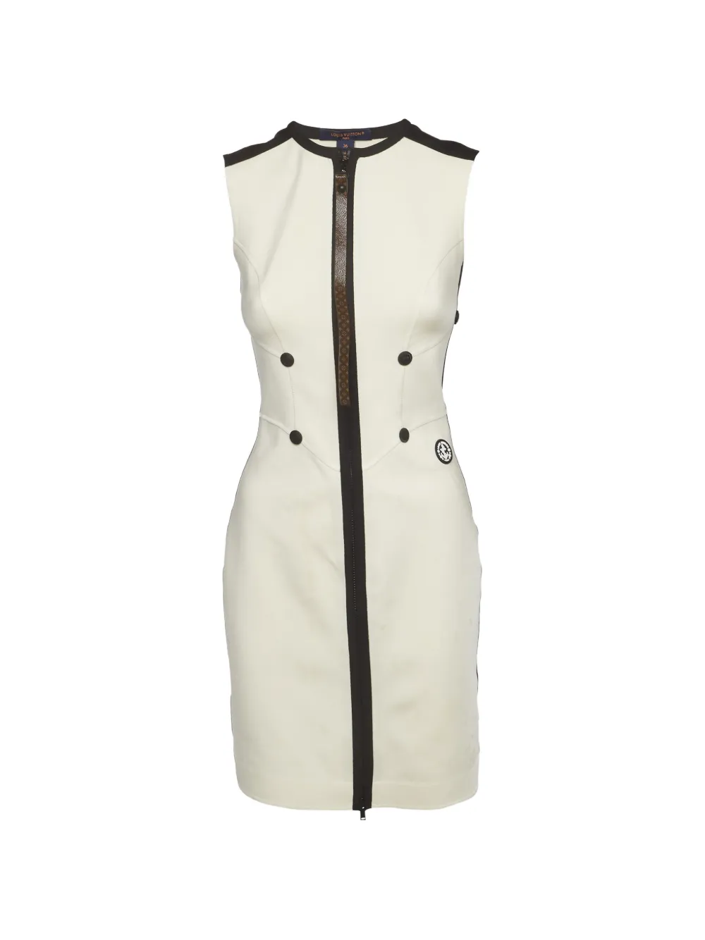 Louis Vuitton Pre-Owned 2024 fitted mini dress - Bianco
