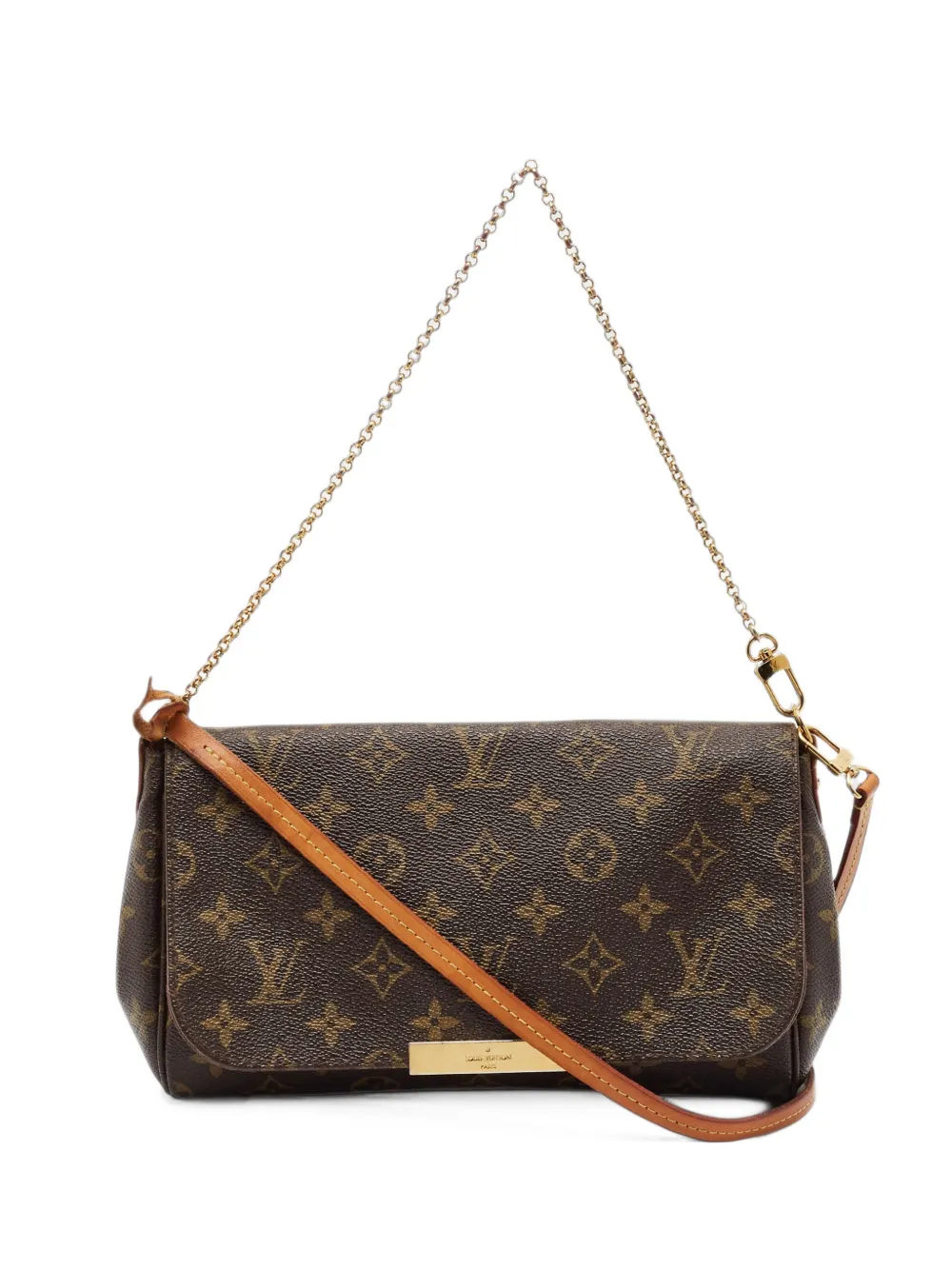 Louis Vuitton Pre-Owned 2016 MM Favorite Monogram shoulder bag - Braun