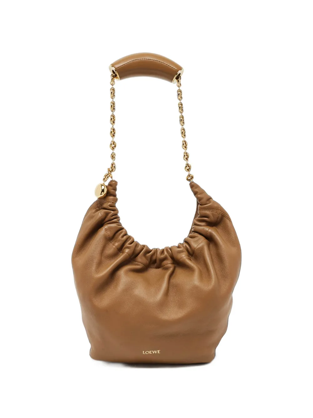 Loewe Pre-Owned smLL Squeeze shoulder bag - Braun