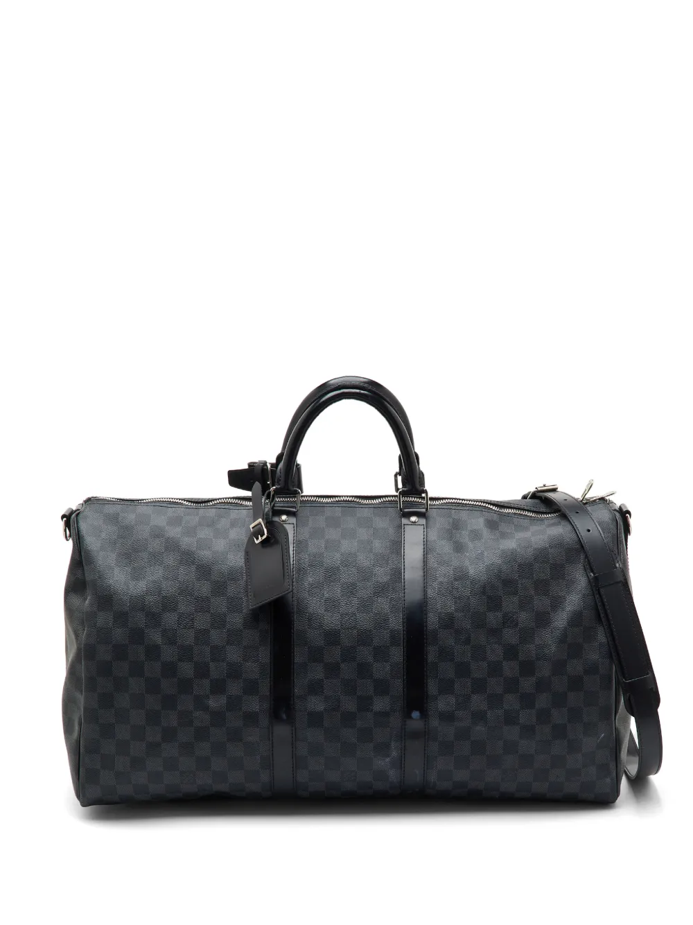 Louis Vuitton Pre-Owned 2017 55 Keepall Bandoulière Damier Graphite bag - Schwarz