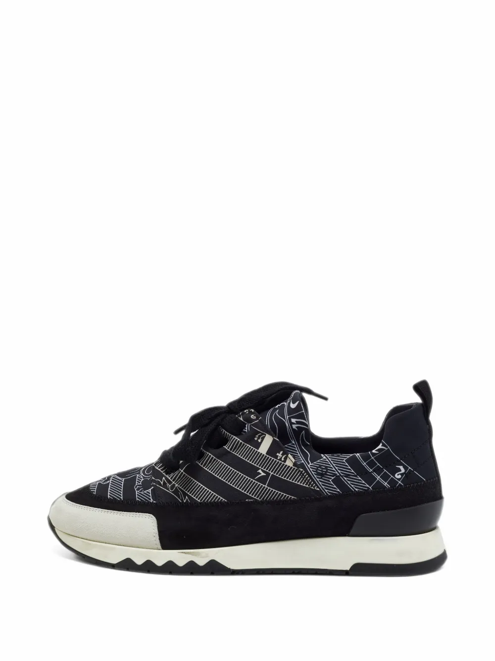 Hermès Pre-Owned Stadium Sneakers mit Einsätzen - Schwarz