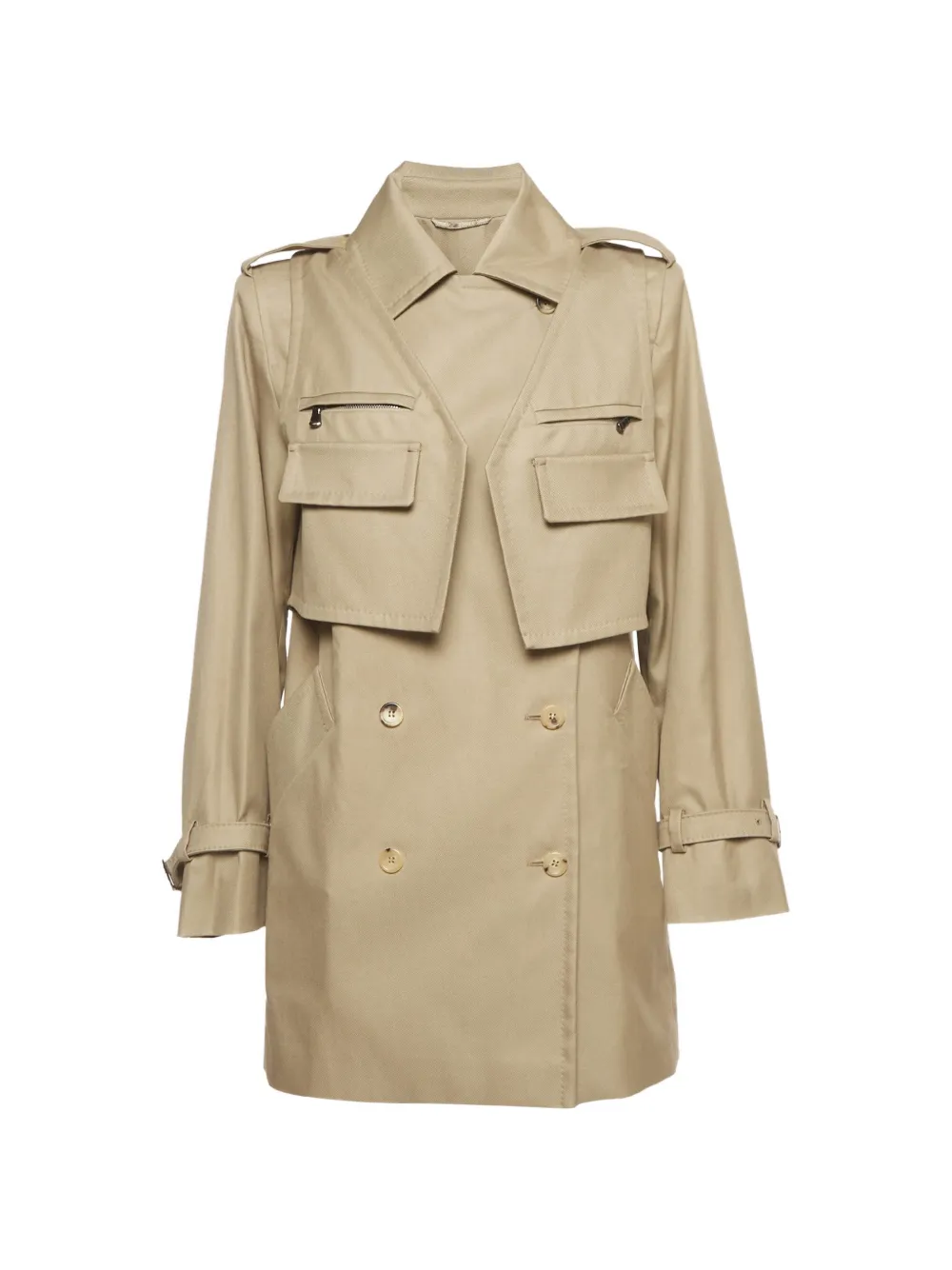 Max Mara Peonie double-breasted coat - Neutrals