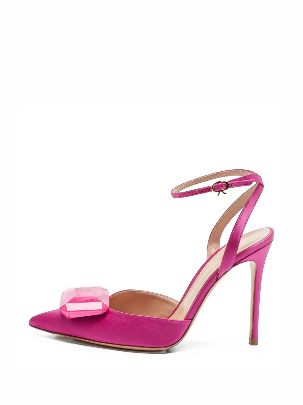 Gianvito Rossi Jaipur crystal slingback pumps - Rosa