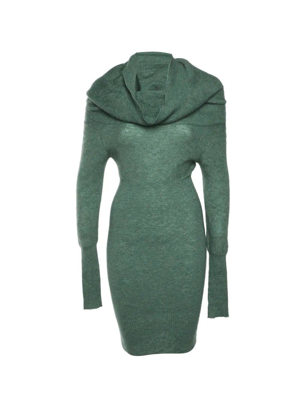 Jacquemus Pre-Owned La Robe Ascua off-the-shoulder dress - Verde