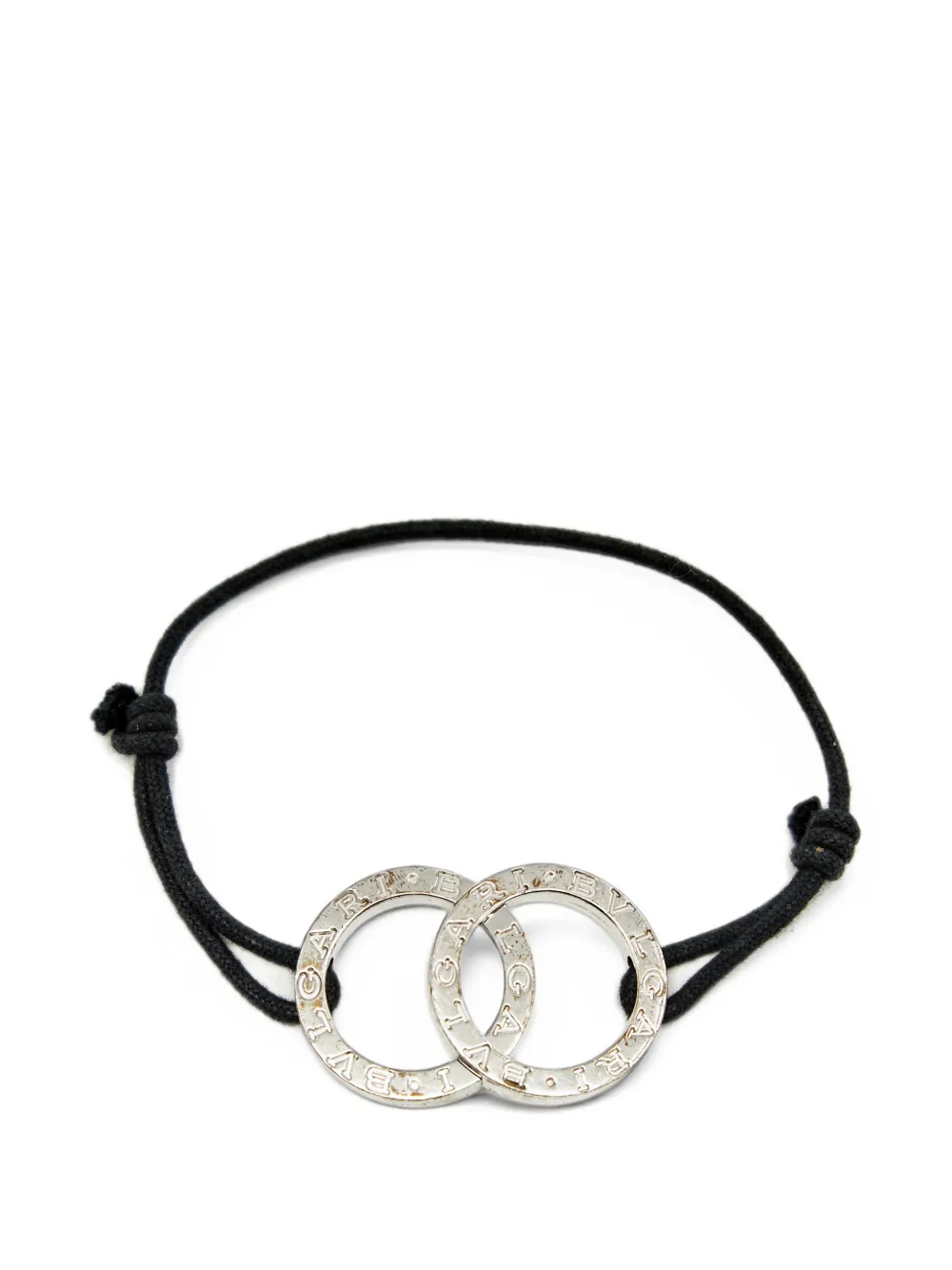 Bvlgari Pre-Owned Fortuna interlocking circles bracelet - Argent Bvlgari Pre-Owned Fortuna interlocking circles bracelet - Argent