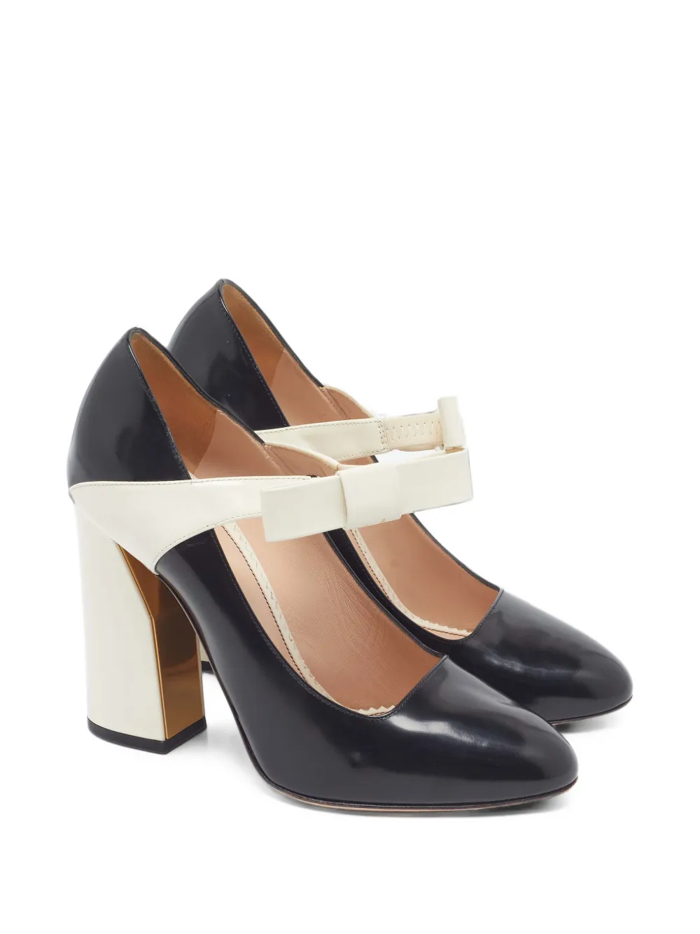 Gucci Pre-Owned Nimue bow pumps - Schwarz